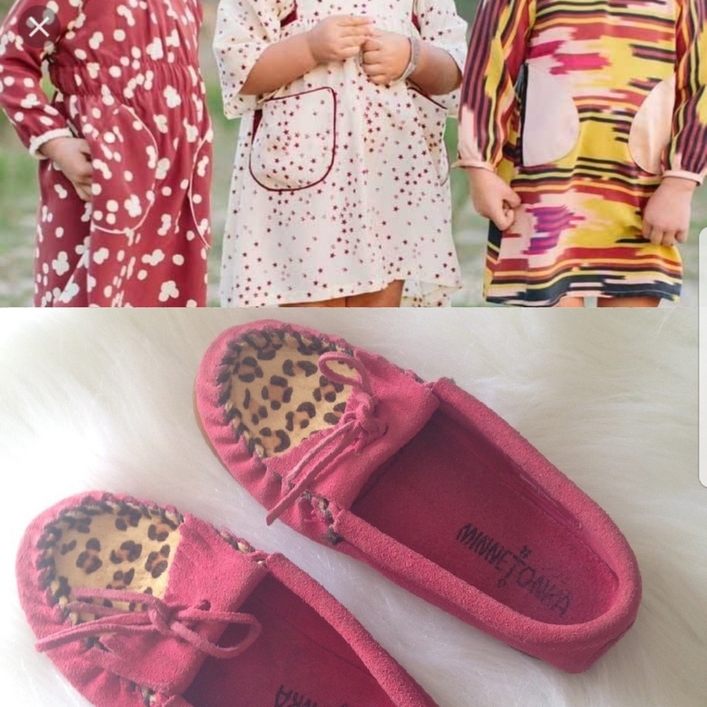 ●Girls Minnetonka leopard shoe●